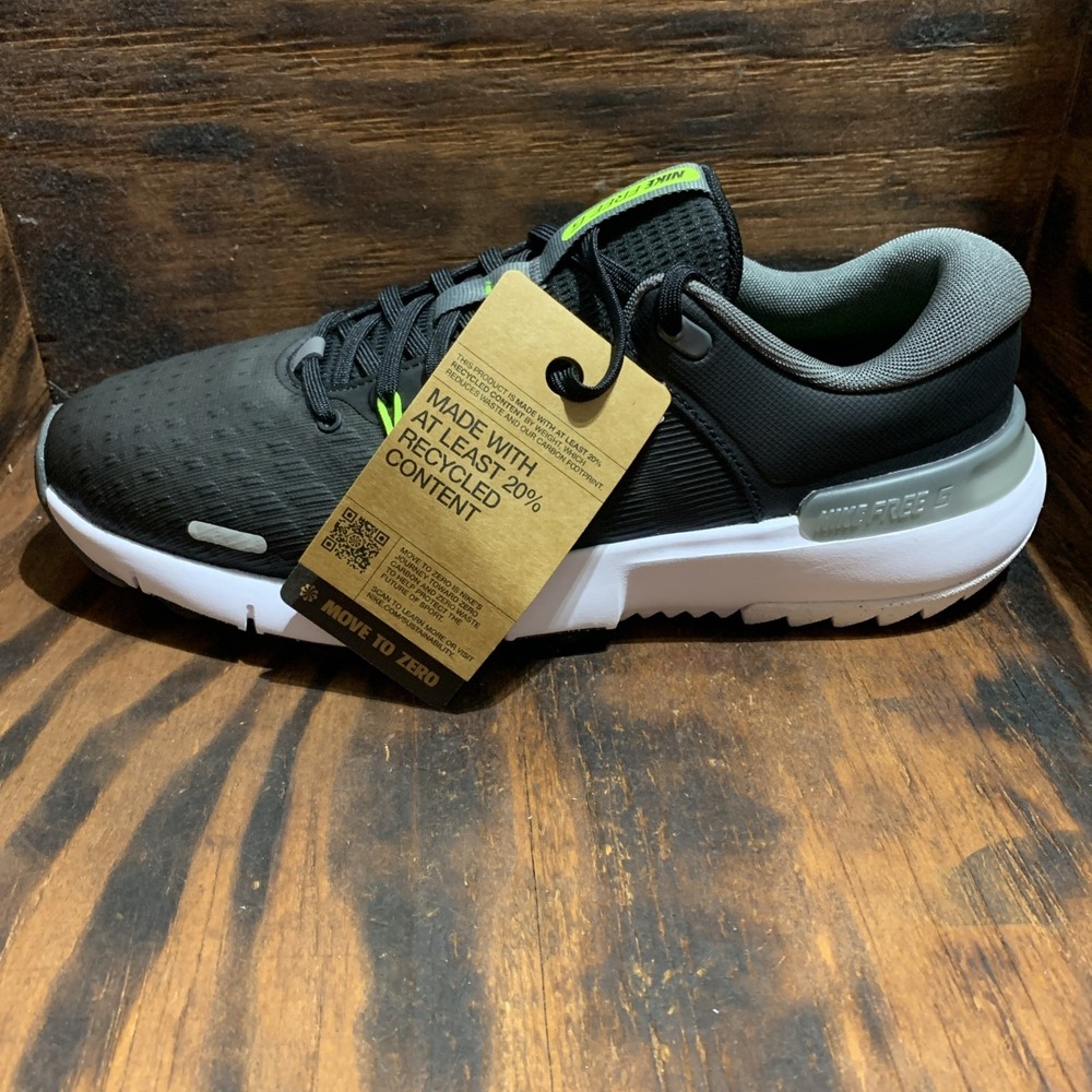 Nike Free Golf Next Nature Shoes Mens Size 9.5 Black White Sneakers